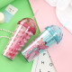 Insulated Plastic Tumbler Straw Cup Pink Panther Water Bottles