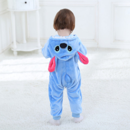 Baby Blue Onesie Kigurumi Pajamas Kids Animal Costumes for Unisex Baby