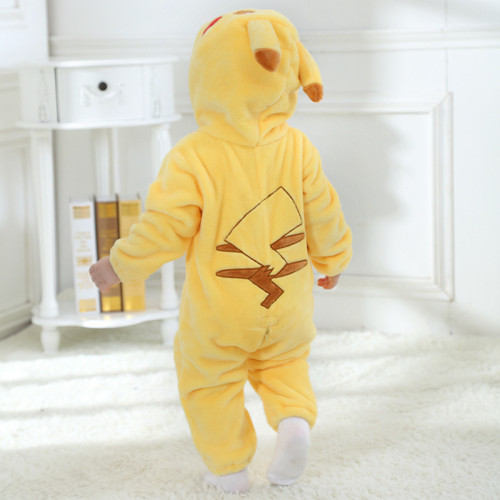 Baby Yellow Onesie Kigurumi Pajamas Kids Animal Costumes for Unisex Baby