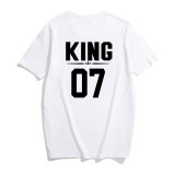 Matching Family Back Prints King Queen Prince Princess 07 T-shirts