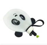 Collapsible Cute Pig Panda Water Bag Free 350ML Food-Grade Silicone Portable Water Bottles