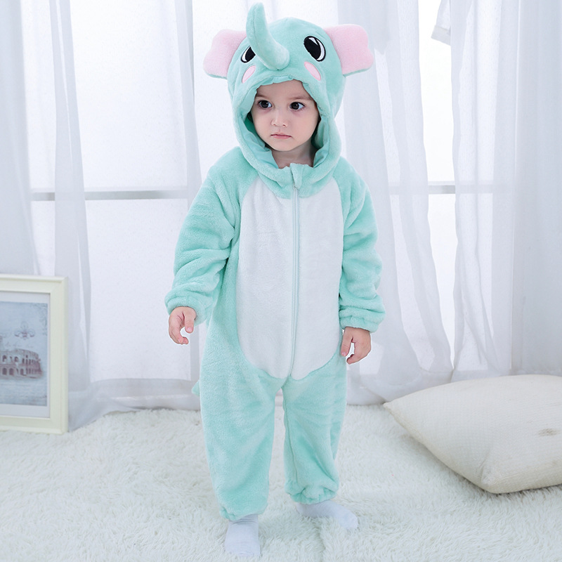 elephant onesie baby