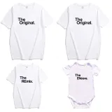 Matching Family Prints The Original Remix Encore Slogan T-shirts