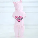 Baby Pink Pig Onesie Kigurumi Pajamas Kids Animal Costumes for Unisex Baby