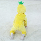 Baby Yellow Pineapple Onesie Kigurumi Pajamas Kids Animal Costumes for Unisex Baby