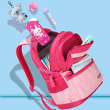 Primary School Backpack Bag Matching Color Lightweight Waterproof Bookbag