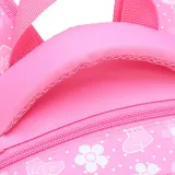 Primary School Backpack Bag Girl Hearts Flowers Lightweight Waterproof Bookbag