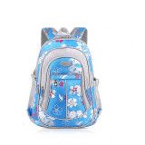 Primary School Backpack Bag Flowers Lightweight Waterproof Bookbag