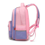 Primary School Backpack Bag Matching Color Heart Lightweight Waterproof Bookbag