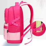 Primary School Backpack Bag Matching Color Lightweight Waterproof Bookbag