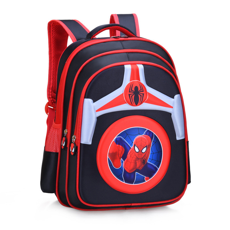 Primary School Shell Backpack Bag Boy Marvel Spiderman Lightweight ...