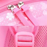Primary School Backpack Bag Girl Hearts Flowers Lightweight Waterproof Bookbag