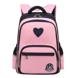 Primary School Backpack Bag Matching Color Lightweight Waterproof Bookbag