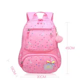 Primary School Backpack Bag Hearts Lightweight Waterproof Bookbag