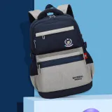 Primary School Backpack Bag Matching Color Lightweight Waterproof Bookbag