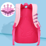 Primary School Backpack Bag Matching Color Lightweight Waterproof Bookbag