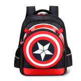 Primary School Backpack Bag Boy Lightweight Waterproof Bookbag With Crossbag