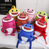 3D Cute Shark Backpack For Kindergarten Toddler Kids