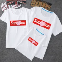 Matching Family Prints Slogan Superme Pig T-shirts