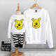 Matching Family Prints Winnie the Pooh Famliy Sweatshirts Top