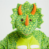 Triceratops Dinosaur Onesie Kigurumi Pajamas Cosplay Costume for Unisex Adult