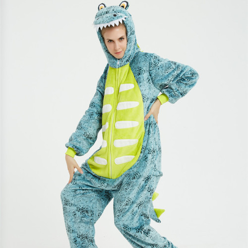 Green 3D Frog Onesie Kigurumi Pajamas Cosplay Costume for Unisex Adult