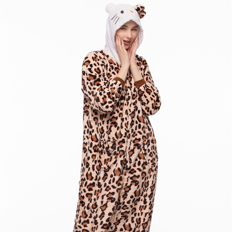 Hello Kitty Cat Onesie Kigurumi Pajamas Cosplay Costume For Unisex