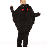 Halloween Black Bat Onesie Kigurumi Pajamas Cosplay Costume for Unisex Adult