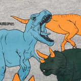 Toddler Boy Print Dinosaurs Long Sleeves Tee