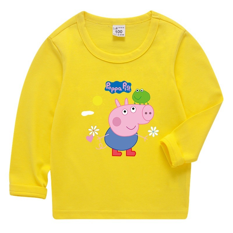 Boys Print Peppa Pig George Cotton T Shirt