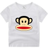 Boys Print Big Mouth Monkey Cotton T-shirt