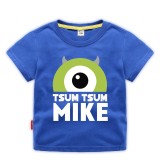 Boys Print Monster with One Eye Cotton T-shirt