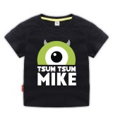 Boys Print Monster with One Eye Cotton T-shirt