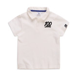 Boys Print 100 Score Cotton Polo T-shirt