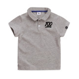 Boys Print 100 Score Cotton Polo T-shirt