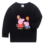 Boys Print Pig Cotton T-shirt
