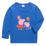 Boys Print Pig Cotton T-shirt