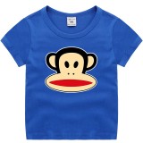 Boys Print Big Mouth Monkey Cotton T-shirt