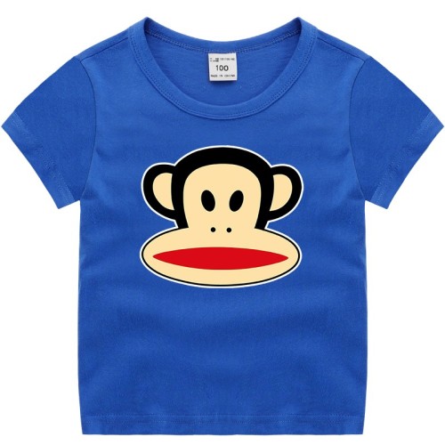 Boys Print Paul Frank Monkey Cotton T-shirt