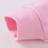 Girl Print Pink Panther Cotton Hooded Sweatshirts