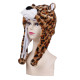 Brown Leopard Warm Crozy Soft Plush Hat Winer Ear Flap Beanie For Kids