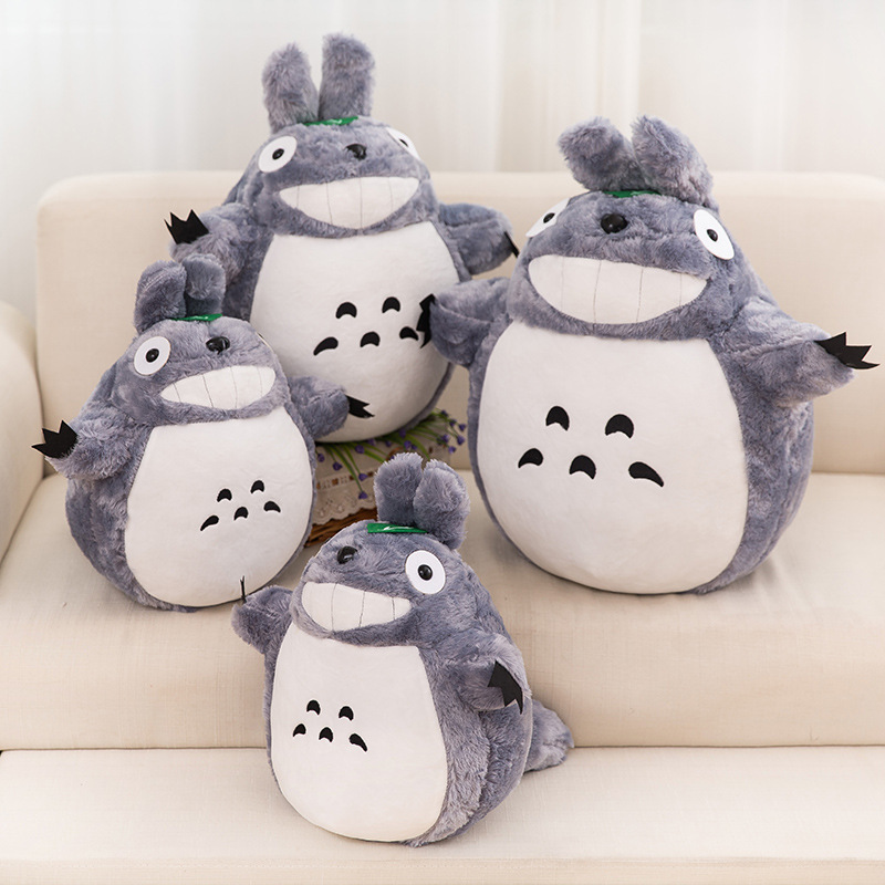 Grey Totoro Soft Stuffed Plush Animal Doll for Kids Gift