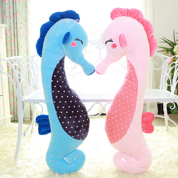 A Couple Sea Horses Soft Stuffed Plush Animal Doll for Kids Gift