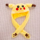 Pikachu Funny Animal Movable Ears Jumping Soft Plush Hat