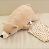 Stripes Bear Soft Stuffed Plush Animal Doll Pillow for Kids Gift