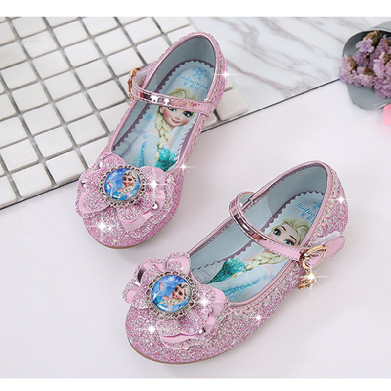 Details about  / Child Kids Baby Girls Bowknot Crystal Bling Princess Dance Shallow Single Shoes