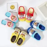 Toddlers Kids Flannel Warm Winter Home House Slippers