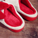 Toddlers Kids Red Minney Bowknot Warm Winter Home House Slippers