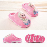 Toddlers Kids Frozen Elsa Princess Flannel Warm Winter Home House Slippers