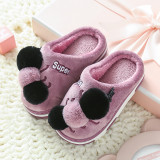 Toddlers Kids 3D Caterpillar Flannel Warm Winter Home House Slippers